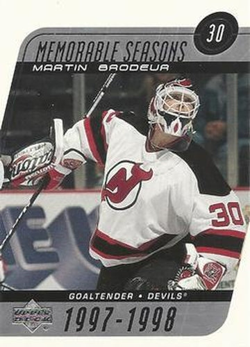 #190 Martin Brodeur - New Jersey Devils - 2002-03 Upper Deck Hockey