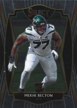 #190 Mekhi Becton - New York Jets - 2020 Panini Select Football