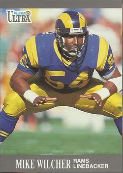 #190 Mike Wilcher - Los Angeles Rams - 1991 Ultra Football