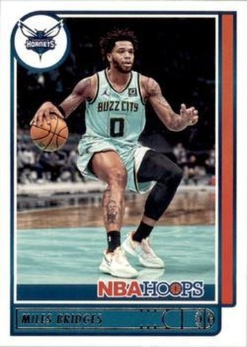#190 Miles Bridges - Charlotte Hornets - 2021-22 Hoops Basketball