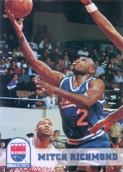 #190 Mitch Richmond - Sacramento Kings - 1993-94 Hoops Basketball