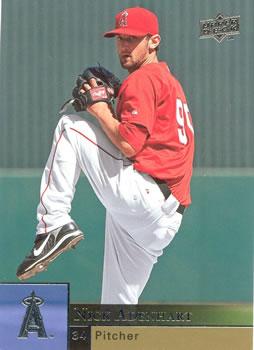 #190 Nick Adenhart - Los Angeles Angels - 2009 Upper Deck Baseball