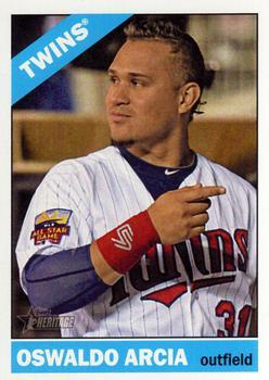 #190 Oswaldo Arcia - Minnesota Twins - 2015 Topps Heritage Baseball