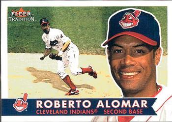 #190 Roberto Alomar - Cleveland Indians - 2001 Fleer Tradition Baseball