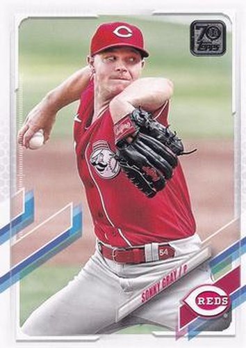 #190 Sonny Gray - Cincinnati Reds - 2021 Topps Baseball