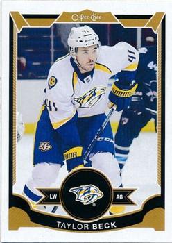 #190 Taylor Beck - Nashville Predators - 2015-16 O-Pee-Chee Hockey