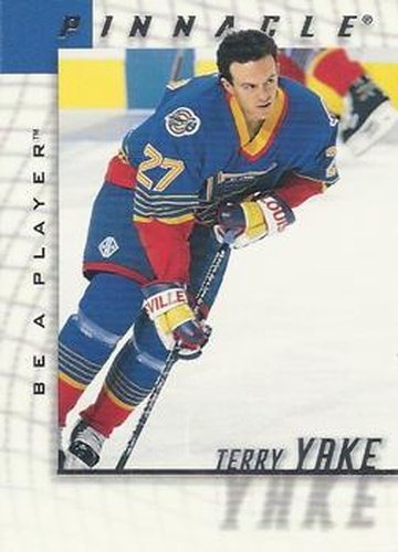 #190 Terry Yake - St. Louis Blues - 1997-98 Pinnacle Be a Player Hockey
