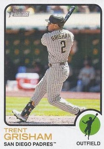 #190 Trent Grisham - San Diego Padres - 2022 Topps Heritage Baseball