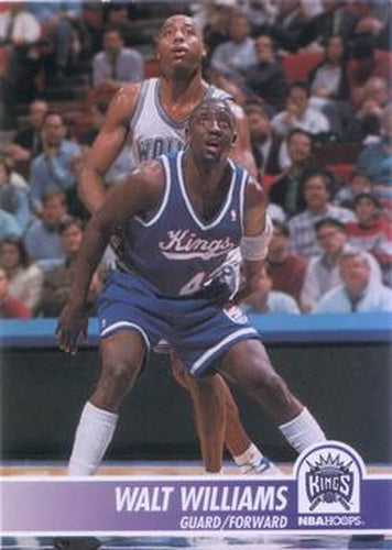 #190 Walt Williams - Sacramento Kings - 1994-95 Hoops Basketball