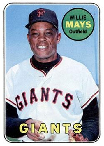 #190 Willie Mays - San Francisco Giants - 1969 Topps Baseball
