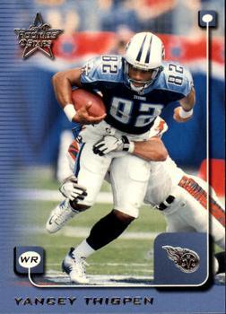 #190 Yancey Thigpen - Tennessee Titans - 1999 Leaf Rookies & Stars Football