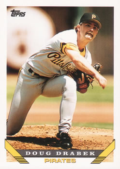 #190 Doug Drabek - Pittsburgh Pirates - 1993 Topps Baseball