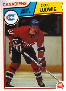 #190 Craig Ludwig - Montreal Canadiens - 1983-84 O-Pee-Chee Hockey