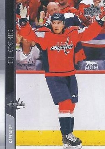 #190 T.J. Oshie - Washington Capitals - 2020-21 Upper Deck Hockey