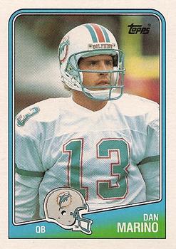 #190 Dan Marino - Miami Dolphins - 1988 Topps Football