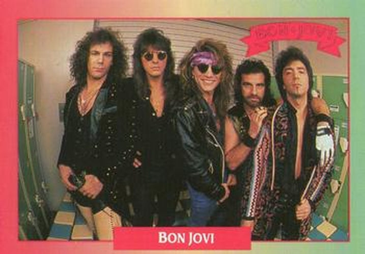 #190 Bon Jovi - 1991 Brockum Rock Cards