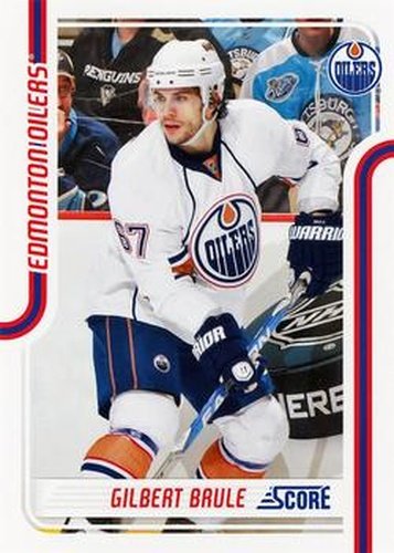#190 Gilbert Brule - Edmonton Oilers - 2011-12 Score Hockey
