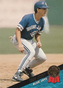 #190 Eddie Zosky - Toronto Blue Jays - 1993 Leaf Baseball