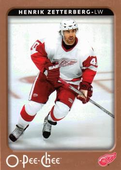 #190 Henrik Zetterberg - Detroit Red Wings - 2006-07 O-Pee-Chee Hockey