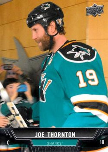#190 Joe Thornton - San Jose Sharks - 2013-14 Upper Deck Hockey