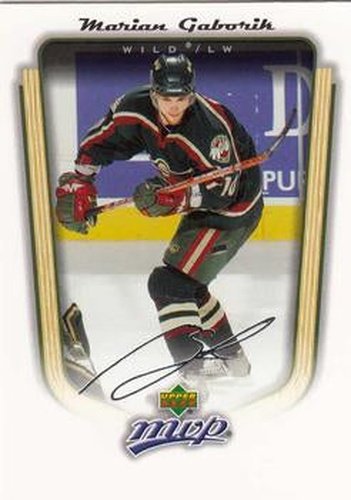 #190 Marian Gaborik - Minnesota Wild - 2005-06 Upper Deck MVP Hockey