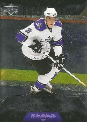 #190 Jack Johnson - Los Angeles Kings - 2007-08 Upper Deck Black Diamond Hockey