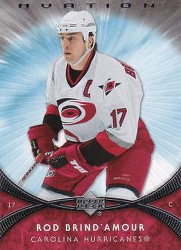 #190 Rod Brind'Amour - Rod Brind'Amour - 2007-08 Upper Deck Ovation Hockey