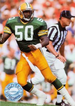 #190 Johnny Holland - Green Bay Packers - 1991 Pro Set Platinum Football