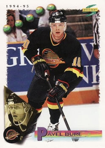 #190 Pavel Bure - Vancouver Canucks - 1994-95 Score Hockey