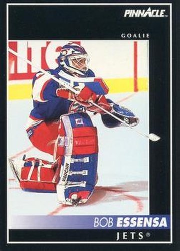 #190 Bob Essensa - Winnipeg Jets - 1992-93 Pinnacle Canadian Hockey