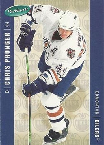 #190 Chris Pronger - Edmonton Oilers - 2005-06 Parkhurst Hockey