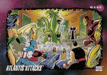 #191 Atlantis Attacks - 1992 Impel Marvel Universe