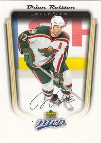 #191 Brian Rolston - Minnesota Wild - 2005-06 Upper Deck MVP Hockey