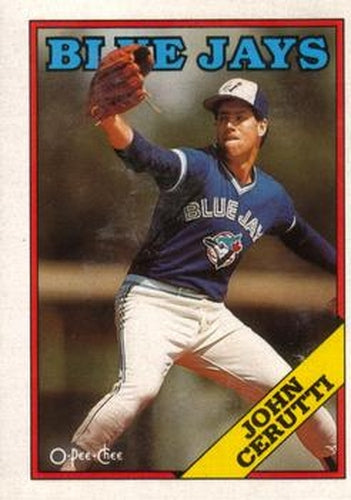 #191 John Cerutti - Toronto Blue Jays - 1988 O-Pee-Chee Baseball
