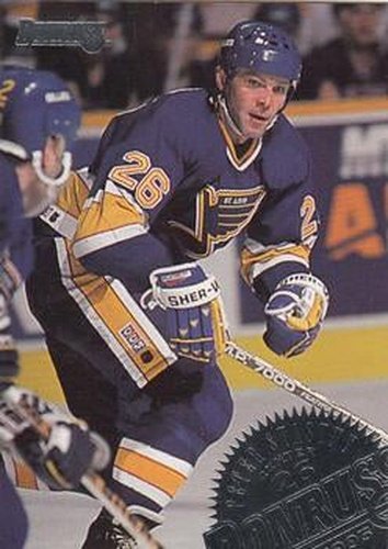 #191 Peter Stastny - St. Louis Blues - 1994-95 Donruss Hockey