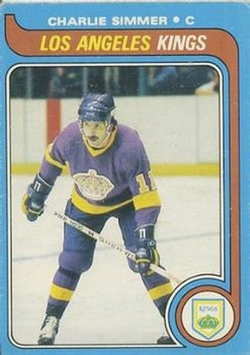 #191 Charlie Simmer - Los Angeles Kings - 1979-80 O-Pee-Chee Hockey