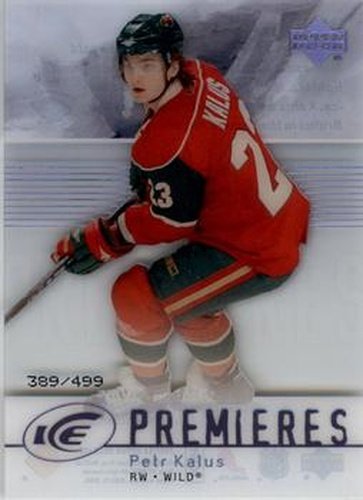 #191 Petr Kalus - Minnesota Wild - 2007-08 Upper Deck Ice Hockey