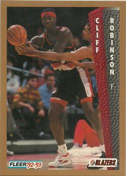 #191 Cliff Robinson - Portland Trail Blazers - 1992-93 Fleer Basketball