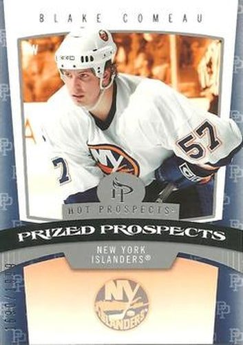 #191 Blake Comeau - New York Islanders - 2006-07 Fleer Hot Prospects Hockey