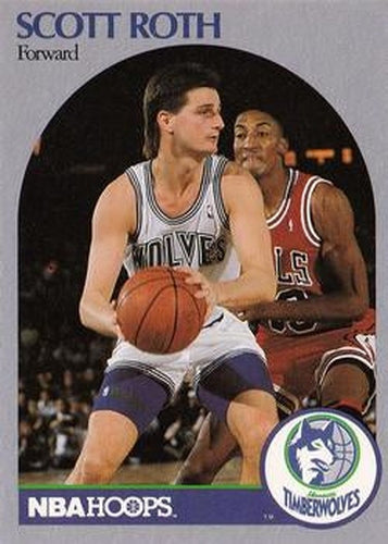 #191 Scott Roth - Minnesota Timberwolves - 1990-91 Hoops Basketball