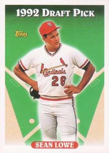 #191 Sean Lowe - St. Louis Cardinals - 1993 Topps Baseball