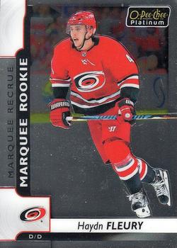 #191 Haydn Fleury - Carolina Hurricanes - 2017-18 O-Pee-Chee Platinum Hockey