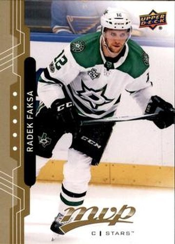 #191 Radek Faksa - Dallas Stars - 2018-19 Upper Deck MVP Hockey