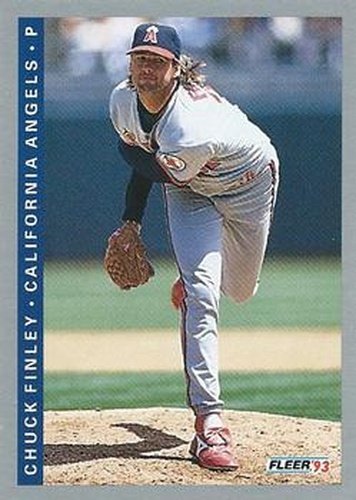 #191 Chuck Finley - California Angels - 1993 Fleer Baseball