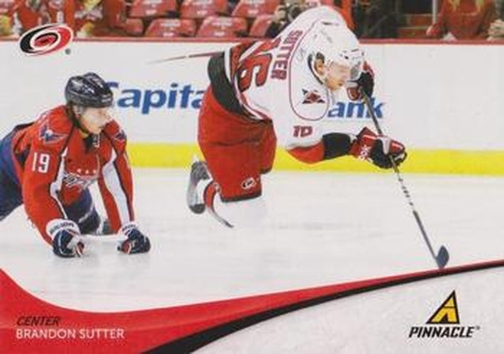 #191 Brandon Sutter - Carolina Hurricanes - 2011-12 Panini Pinnacle Hockey