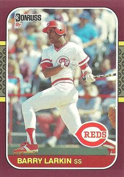 #191 Barry Larkin - Cincinnati Reds - 1987 Donruss Opening Day Baseball