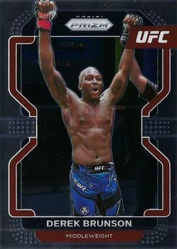 #191 Derek Brunson - 2022 Panini Prizm UFC MMA