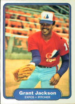 #191 Grant Jackson - Montreal Expos - 1982 Fleer Baseball