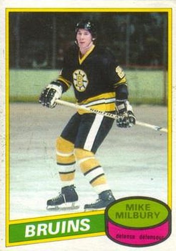 #191 Mike Milbury - Boston Bruins - 1980-81 O-Pee-Chee Hockey