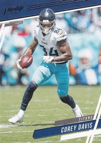#191 Corey Davis - Tennessee Titans - 2020 Panini Prestige Football